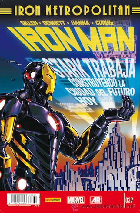 C&oacute;mics: IRON MAN - IRON METROPOLITAN N&Uacute;MERO 037 - CJ160 - Foto 1