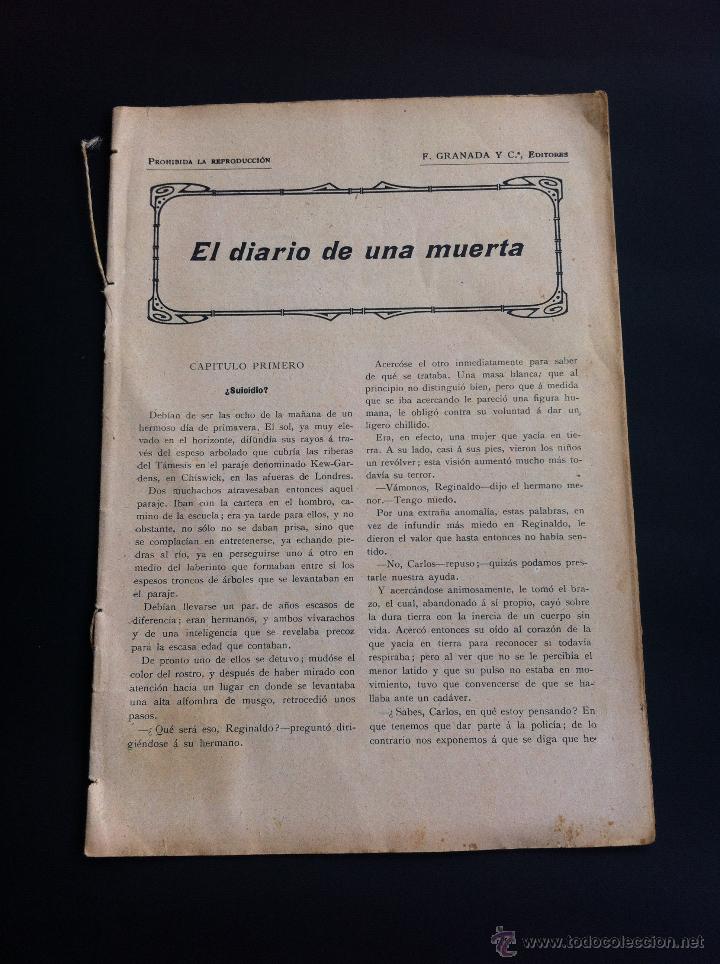 Comics: MEMORIAS &Iacute;NTIMAS DE SHERLOCK HOLMES (EL DIARIO DE UNA MUERTA)   &iexcl;SIN CUBIERTAS!