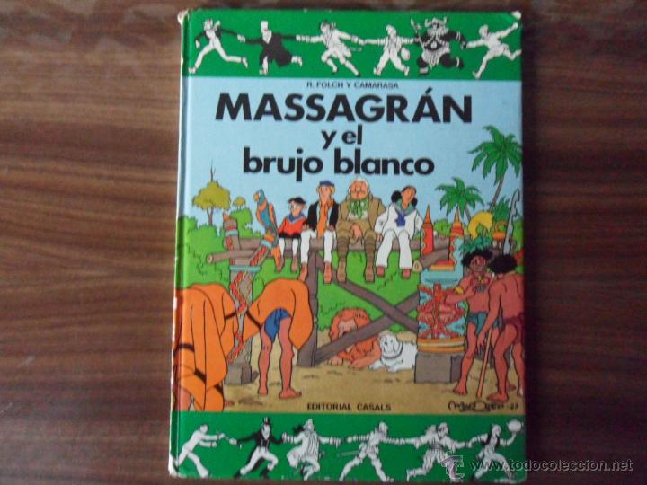 C&oacute;mics: massagran y el brujo blanco - casals - 1&ordf; edicion 1987 en tapas duras - Foto 1