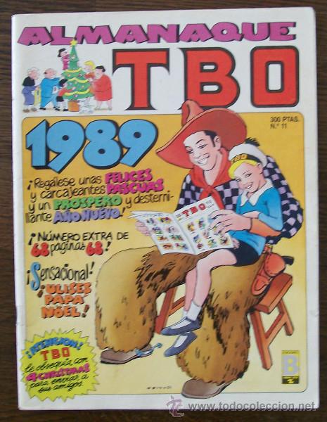 C&oacute;mics: TBO ALMANAQUE 1989 INCLUYE FACSIMIL DEL ALMANAQUE DE 1948 EN PAGINAS INTERIORES EDICIONES B 1988