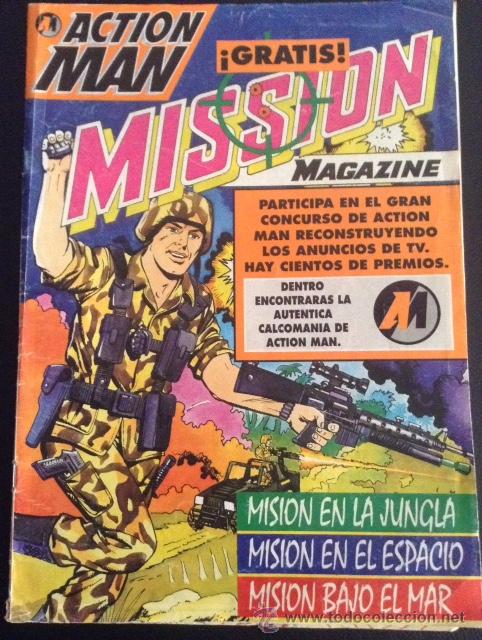 C&oacute;mics: revista comic tebeo action man mission magazine - Foto 1