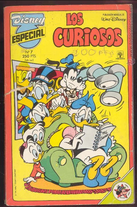 C&oacute;mics: DISNEY ESPECIAL N&ordm; 7 - LOS CURIOSOS - EDICIONES PRIMAVERA - 1989 - Foto 1