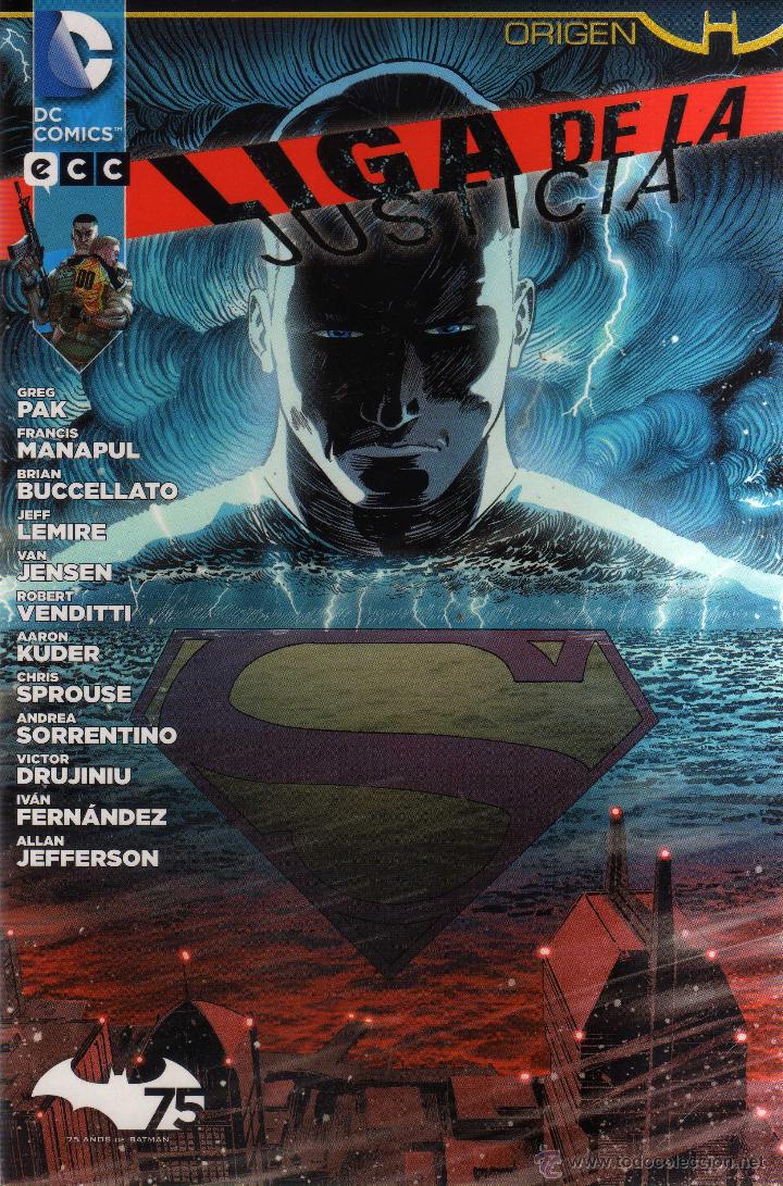 C&oacute;mics: LIGA DE LA JUSTICIA: ORIGEN - PAK, MANAPUL, KUDER, JEFFERSON - ECC - Foto 1