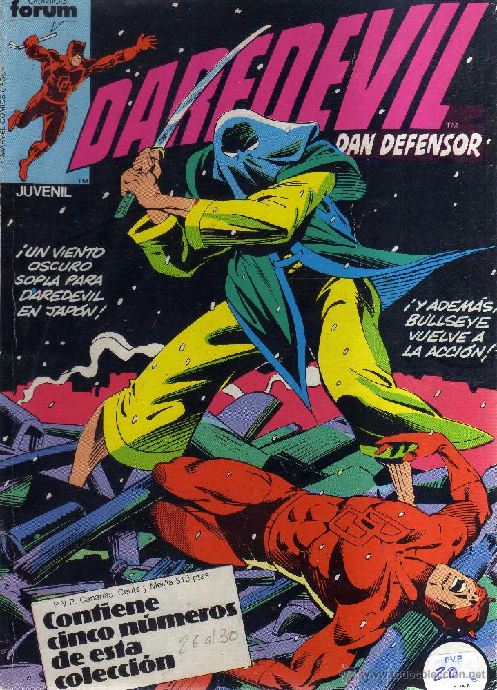 C&oacute;mics: Daredevil Dan Defensor Contiene del N&ordm; 26 al 30 de esta colecci&oacute;n - CJ168 - Foto 1
