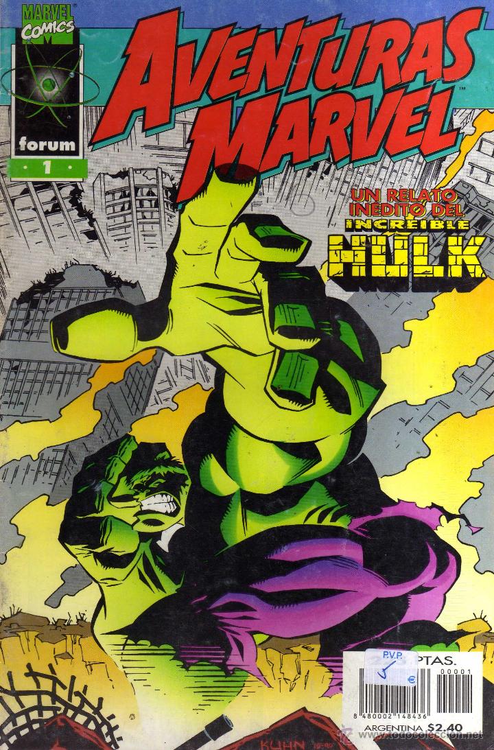 C&oacute;mics: AVENTURAS MARVEL N&ordm; 1 FORUM CON EL INCREIBLE HULK- CJ168 - Foto 1