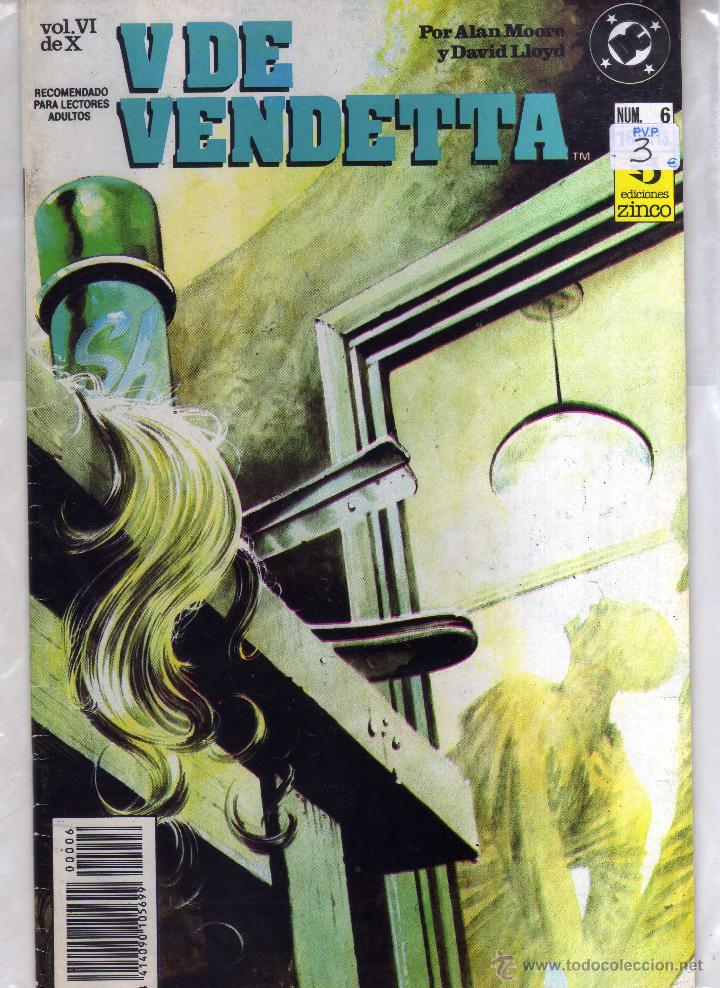 C&oacute;mics: V de Vendetta N&ordm; 6 - Alan Moore, David Lloyd - CJ168 - Foto 1