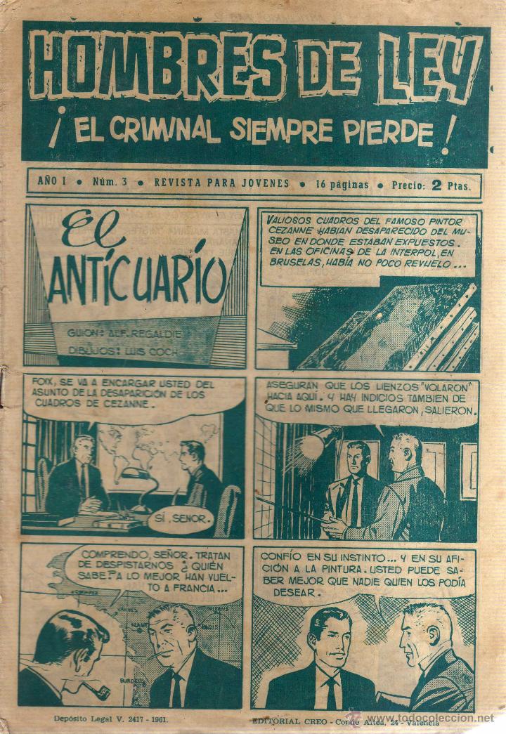 C&oacute;mics: HOMBRES DE LEY &iexcl;EL CRIMINAL SIEMPRE PIERDE! - CJ169