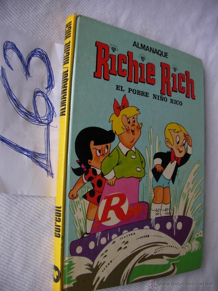 C&oacute;mics: ANTIGUO COMIC EUREDIT - ALMANAQUE - EL POBRE NI&Ntilde;O RICO - Foto 1