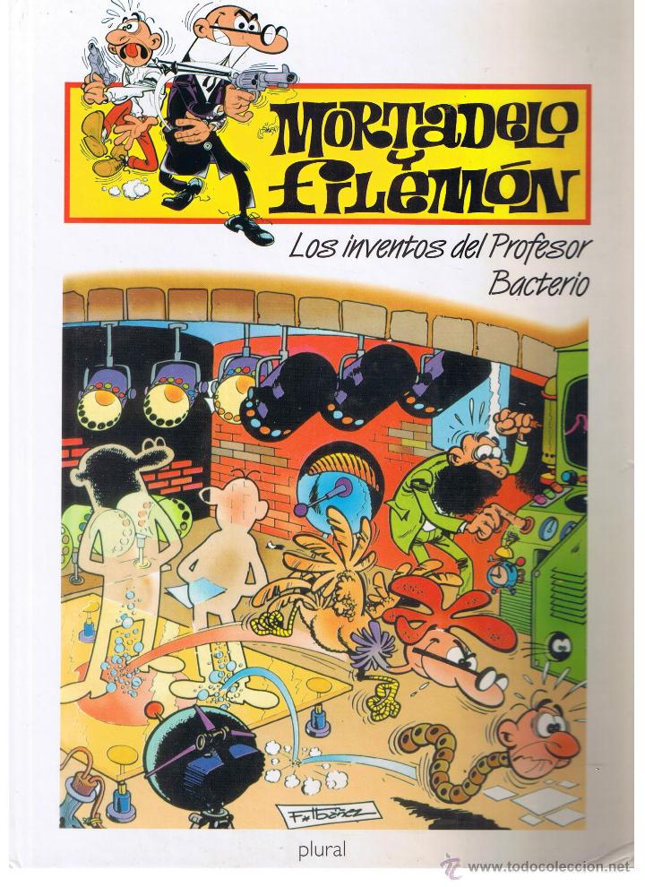 C&oacute;mics: MORTADELO Y FILEMON: LOS INVENTOS DEL PROFESOR BACTERIO. EDICION PLURAL 2000. (ST/) - Foto 1