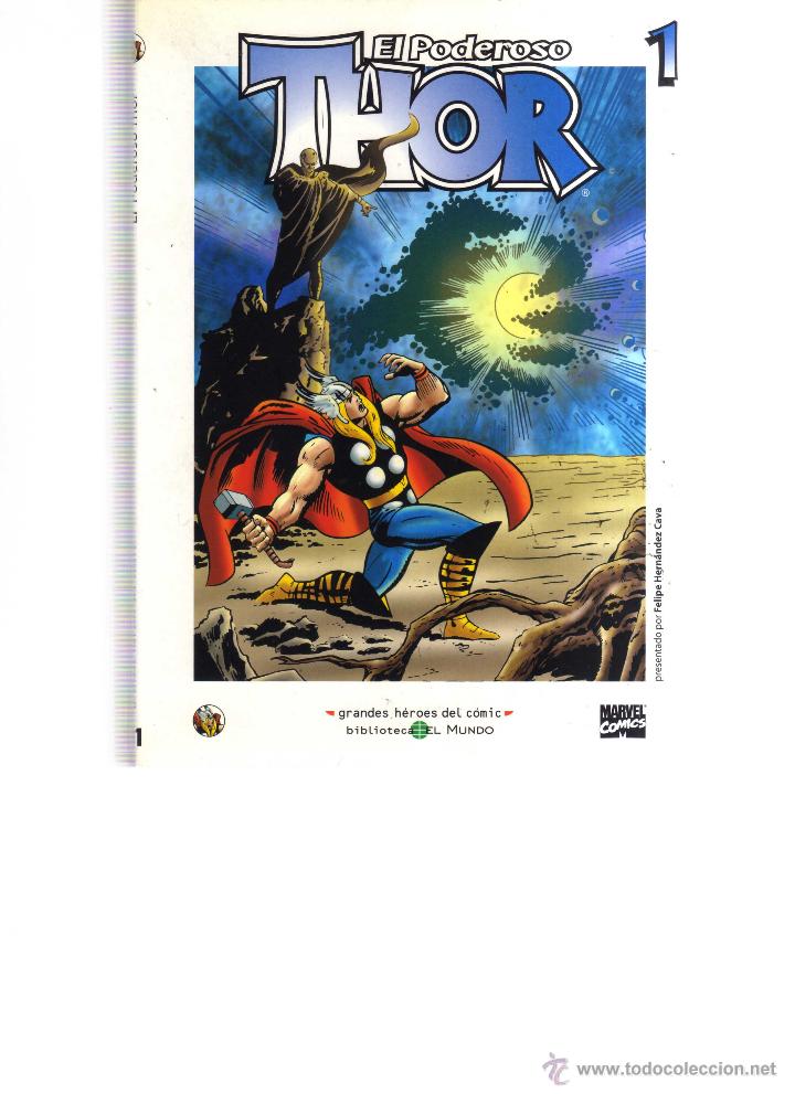 C&oacute;mics: El Poderoso Thor Completa 3 N&uacute;meros - Grandes H&eacute;roes del C&oacute;mic - Biblioteca El Mundo - - Foto 1