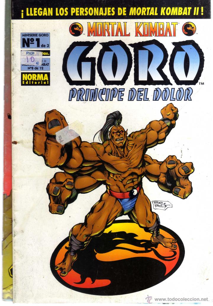 C&oacute;mics: Mortal Kombat Goro Completa 3 N&uacute;meros - CJ175 - Foto 1