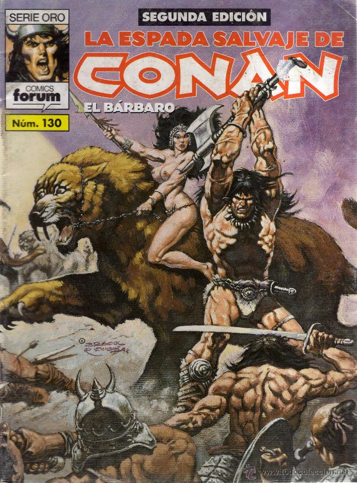 C&oacute;mics: LA ESPADA SALVAJE DE CONAN N&ordm; 130 - FORUM - CJ175 - Foto 1