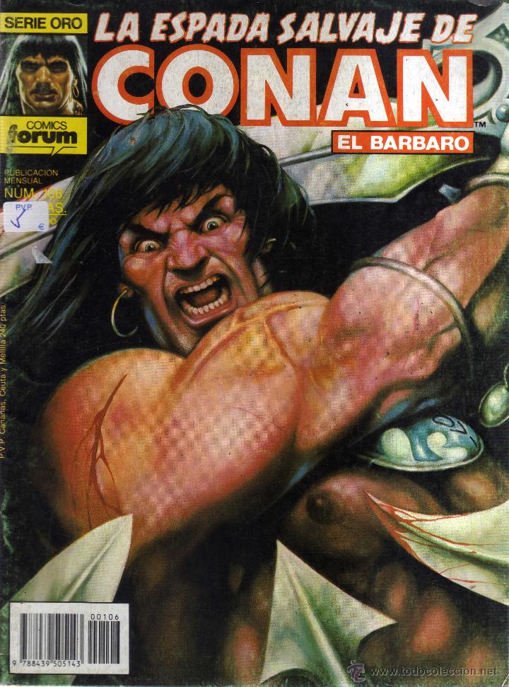 C&oacute;mics: LA ESPADA SALVAJE DE CONAN N&ordm; 106 - FORUM - CJ175 - Foto 1