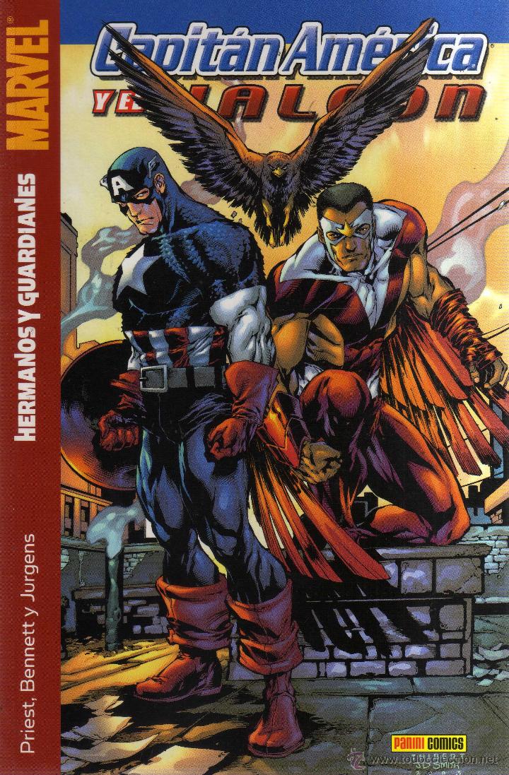 C&oacute;mics: CAPIT&Aacute;N AM&Eacute;RICA Y EL HALC&Oacute;N N&ordm; 3 HERMANOS Y GUARDIANES - MARVEL - Foto 1