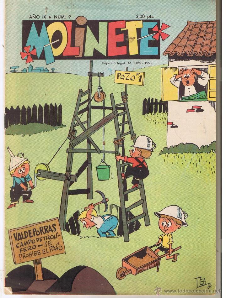 C&oacute;mics: MOLINETE. A&Ntilde;O IX. NUMERO 9.  1958. (C/A31) - Foto 1