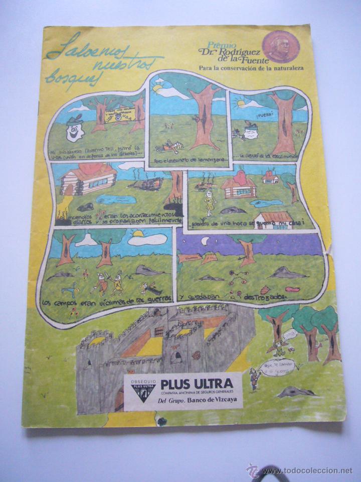 C&oacute;mics: SALVEMOS NUESTROS BOSQUES, PREMIO DR. RODRIGUEZ DE LA FUENTE,OBSEQUIO PLUS ULTRA, MADRID 1984 5 c69