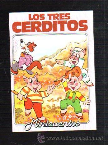 C&oacute;mics: MINICUENTOS. LOS TRES CERDITOS. INTEREDICIONES J.M. 1987 - Foto 1