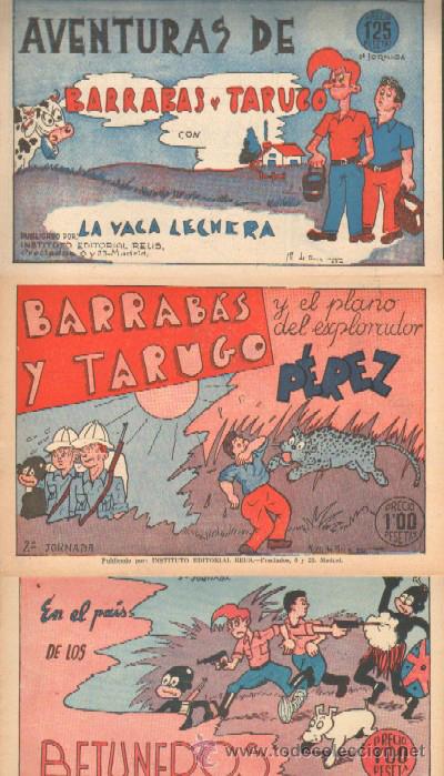 C&oacute;mics: AVENTURAS DE BARRABAS Y TARUGO. 1&ordf;, 2&ordf;, 3&ordf; JORNADA. A-COMIC-4236,4 - Foto 1