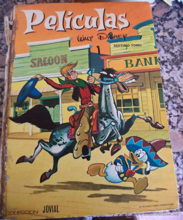 Comics : TOMO 7 PELICULAS WALT DISNEY ED. ERSA COL. JOVIAL Edici&oacute;n 1.974