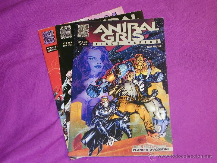 C&oacute;mics: ANIBAL GRIS - N&ordm;S 1 AL 3 COMPLETA - ( JESUS MERINO ) - Foto 1