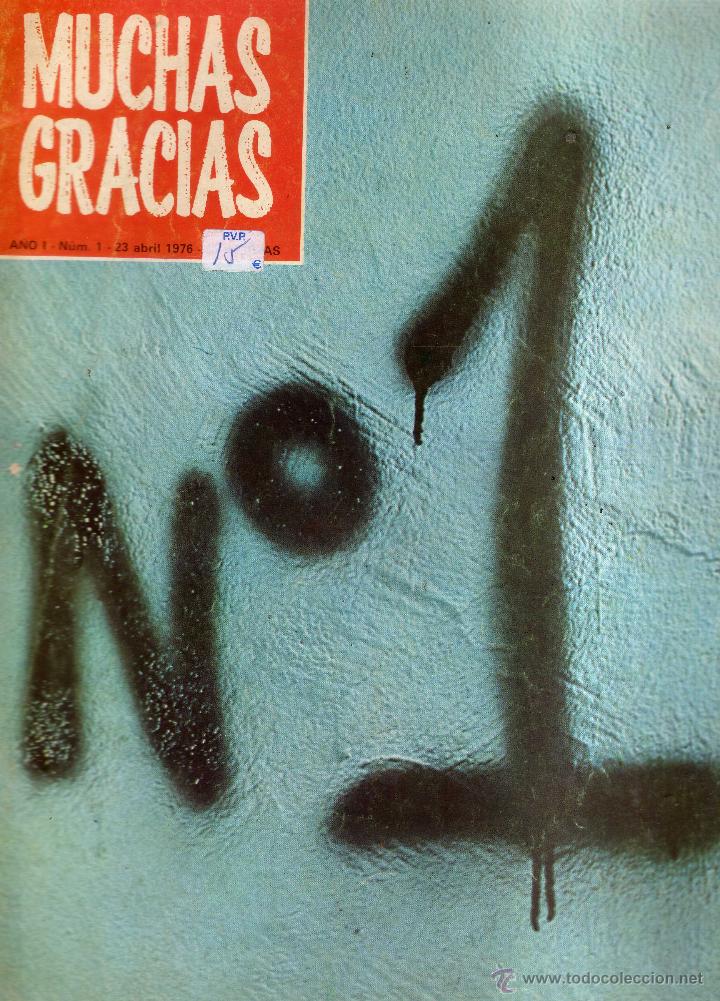 Comics: Revista Muchas gracias N&ordm; 1 - 23 Abril 1976 - CJ190