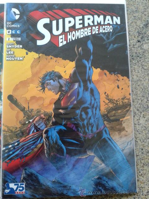 C&oacute;mics: SUPERMAN EL HOMBRE DE ACERO -- N&ordm; 2 -- DC COMICS / ECC -- - Foto 1