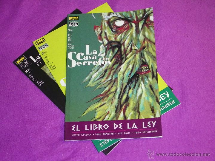 C&oacute;mics: LA CASA DE LOS SECRETOS - EL LIBRO DE LA LEY - N&ordm;S 1 AL 3 COMPLETA - Foto 1