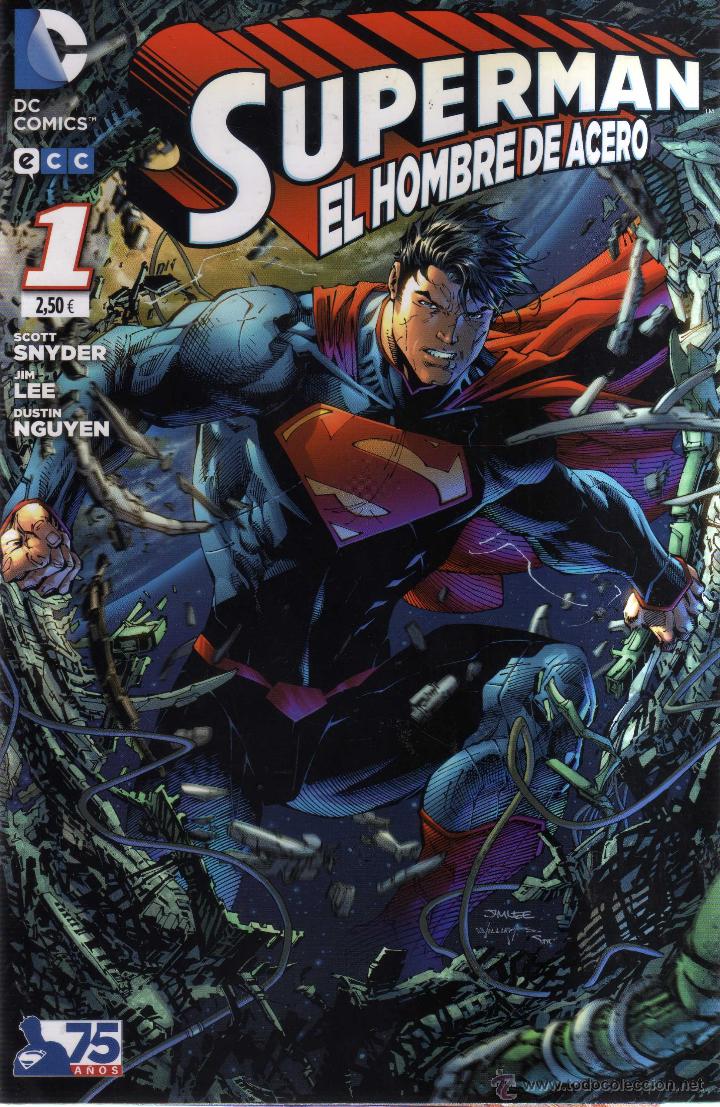 C&oacute;mics: SUPERMAN EL HOMBRE DE ACERO N&ordm; 1 - ECC - CJ194 - Foto 1