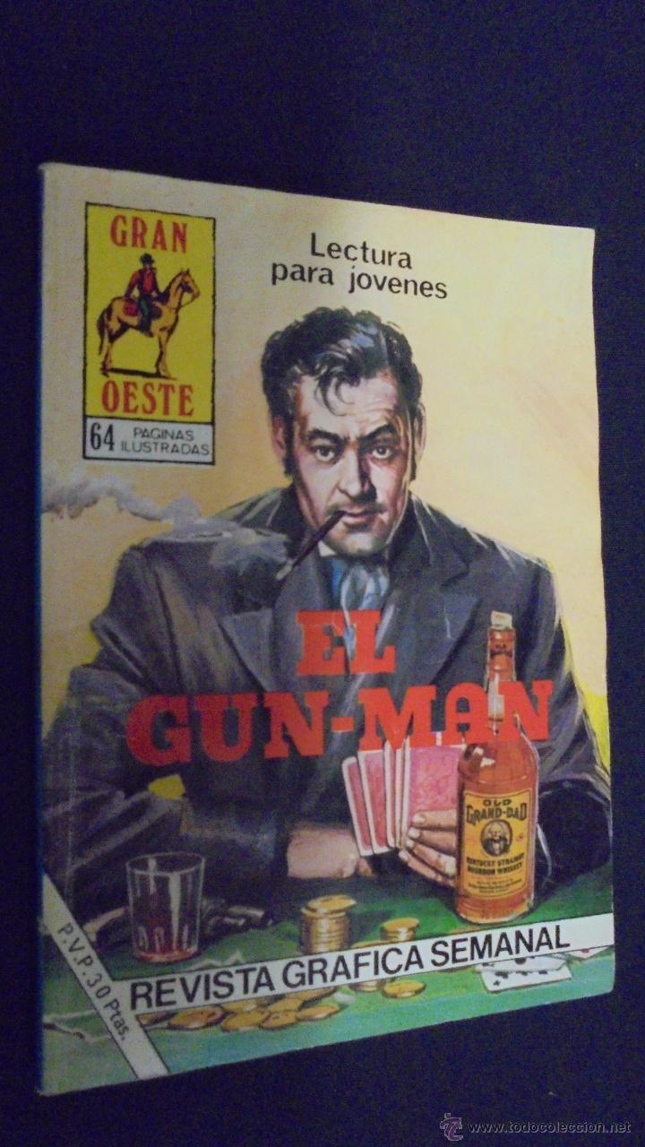 C&oacute;mics: GRAN OESTE. .&ordm; 470. EL GUN-MAN. PRODUCCIONES EDITORIALES. - Foto 1