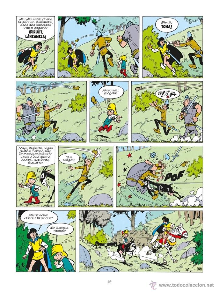 C&oacute;mics: C&oacute;mics. JOHAN Y PIRLUIT 02 - Peyo (Carton&eacute;) - Foto 4
