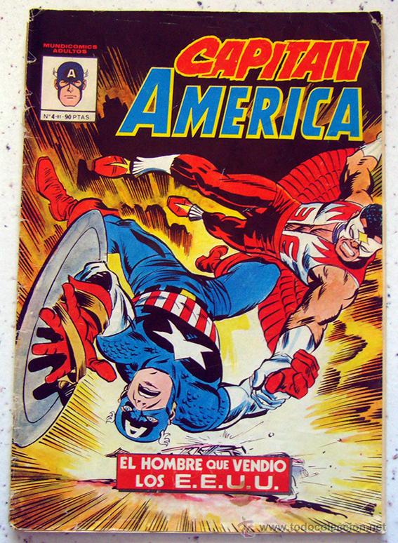 C&oacute;mics: COMIC . CAPITAN AMERICA. MUNDI COMICS , NUMERO 4 . EDICIONES VERTICE - Foto 1
