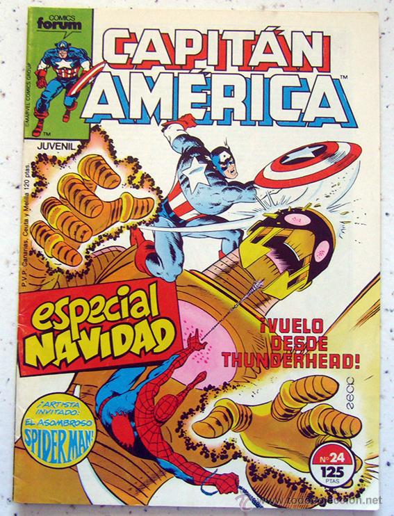 C&oacute;mics: COMIC . CAPITAN AMERICA . COMICS FORUM . NUMERO 24 - Foto 1