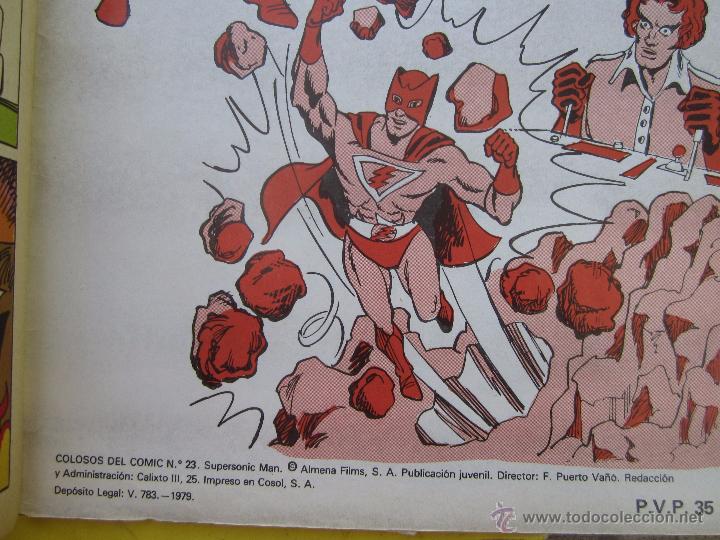 C&oacute;mics: colosos del comic , supersonic man, numero 3 - Foto 2