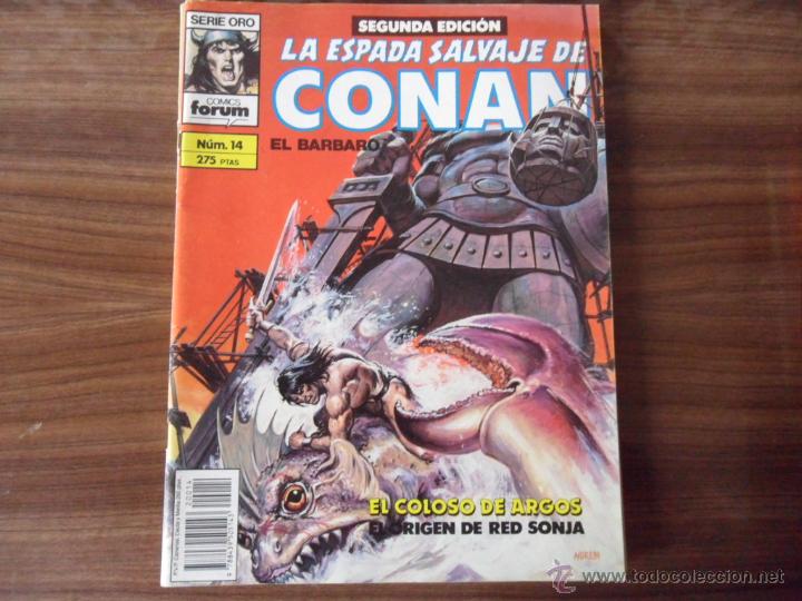 C&oacute;mics: la espada salvaje de conan serie oro - n&ordm; 14 - 2&ordf; edicion 1991 - Foto 1