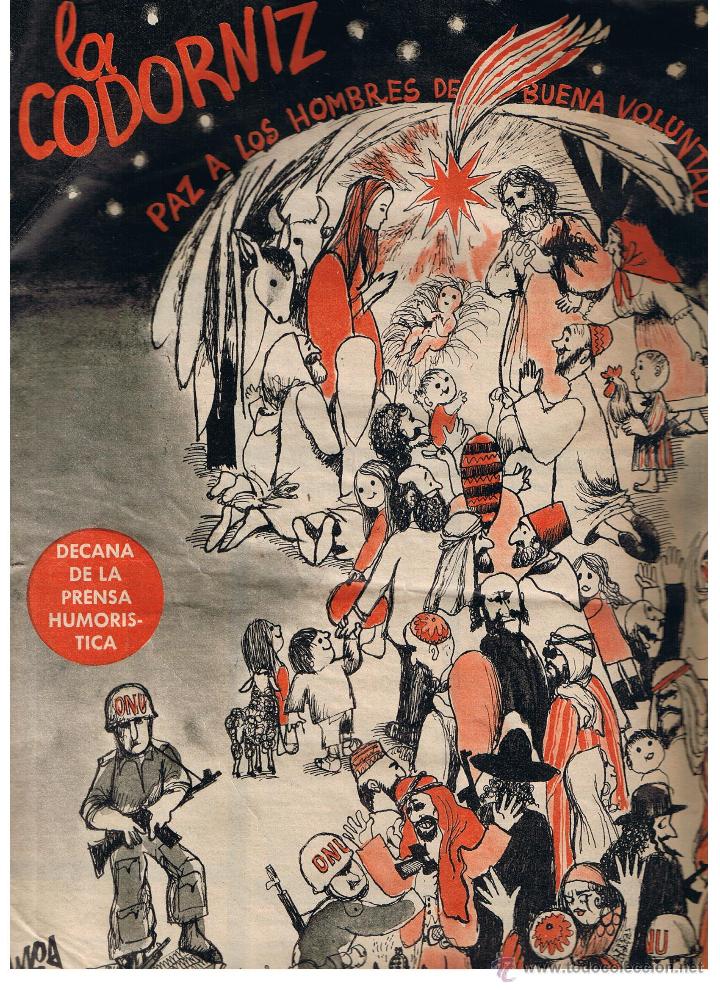 C&oacute;mics: LA CODORNIZ. N&ordm; 1519. 27/ DCBRE. 1970. (B/A48) - Foto 1