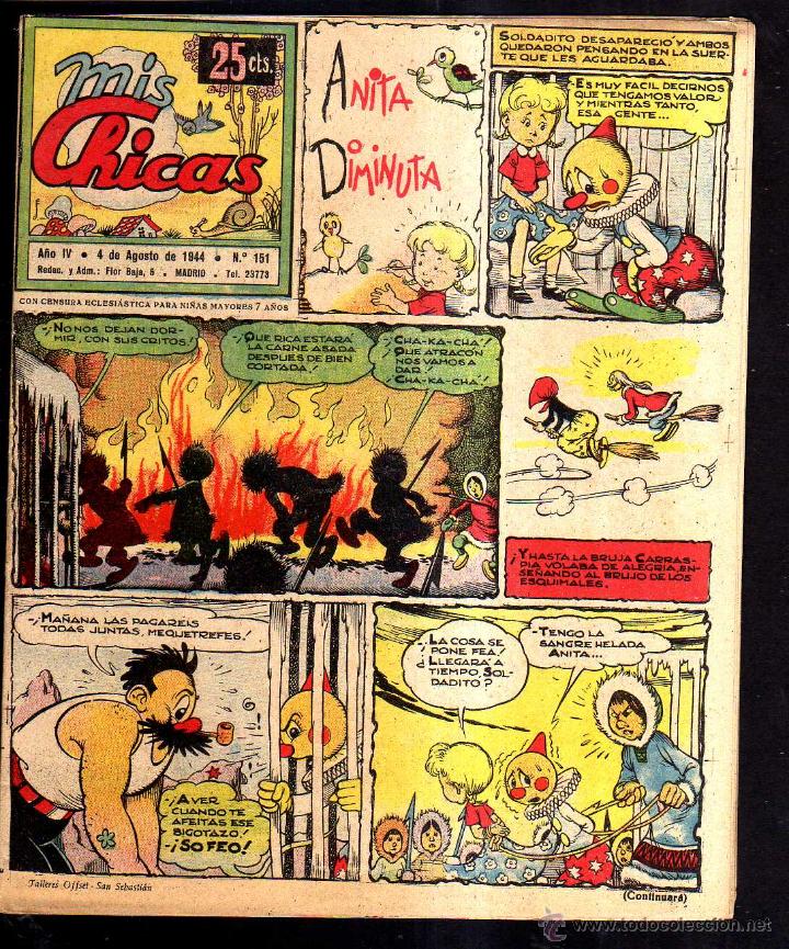 C&oacute;mics: Mis chicas. n&ordm; 151. Anita diminuta. - Foto 1