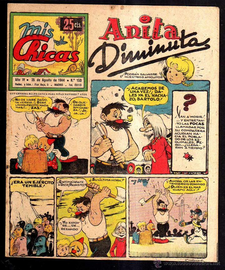 C&oacute;mics: Mis chicas. n&ordm; 153. Anita diminuta. - Foto 1