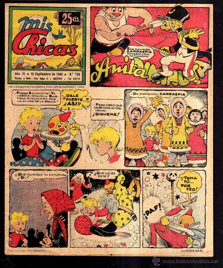 C&oacute;mics: Mis chicas. n&ordm; 154. Anita diminuta. - Foto 1
