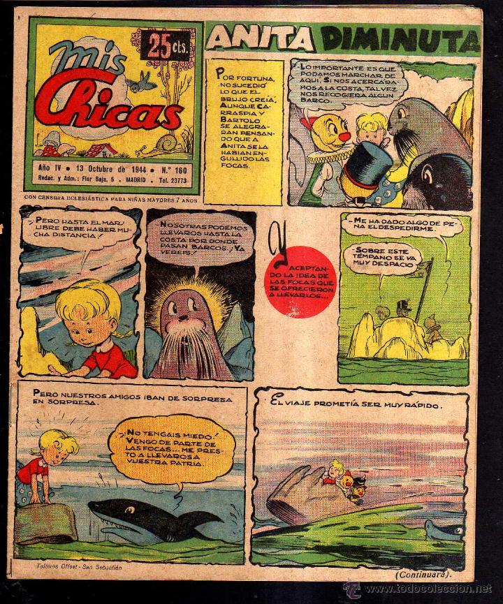 C&oacute;mics: Mis chicas. n&ordm; 160. Anita diminuta. - Foto 1