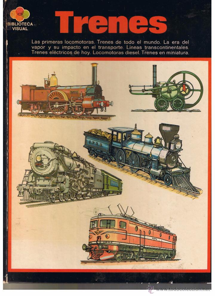 C&oacute;mics: TRENES. BIBLIOTECA VISUAL. SANTILLANA 1971. (B/A21) - Foto 1