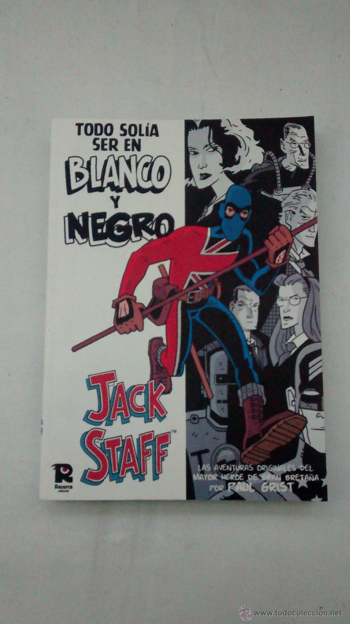 C&oacute;mics: JACK STAFF 01 TODO SOL&Iacute;A SER EN BLANCO Y NEGRO , ED. RECERCA - Foto 1