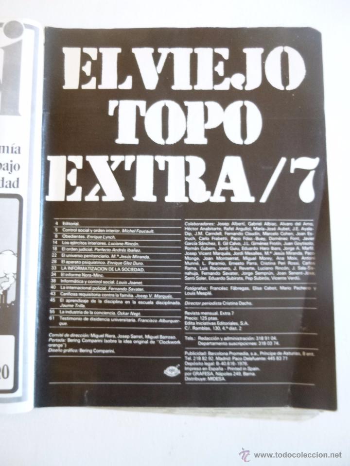 C&oacute;mics: EL VIEJO TOPO EXTRA 7, CONTROL SOCIAL 1976 - Foto 3