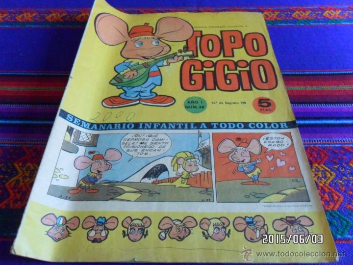 C&oacute;mics: TOPO GIGIO N&ordm; 38. SEMIC 1963. 5 PTS. - Foto 1