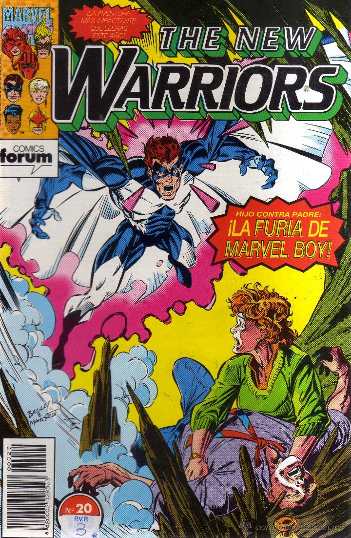 Comics: The new warriors (N&uacute;mero 20, Forum) - CJ202