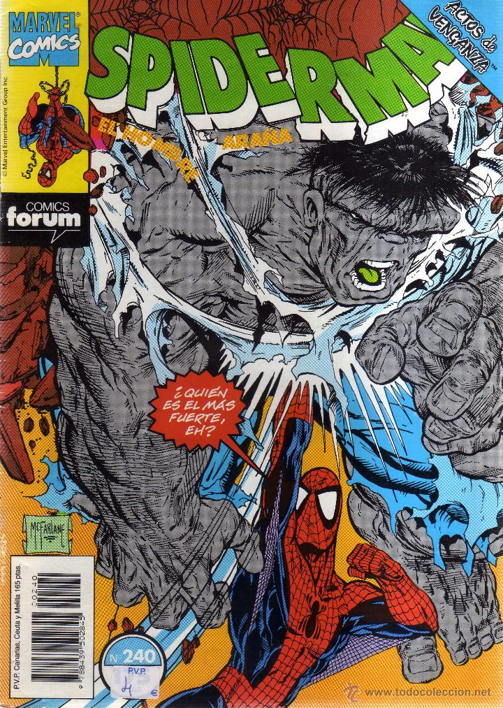 C&oacute;mics: SPIDERMAN EL HOMBRE ARA&Ntilde;A N&Uacute;MERO 240 - CJ203 - Foto 1