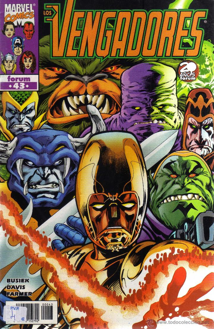 C&oacute;mics: LOS VENGADORES N&Uacute;MERO 43 - FORUM - CJ203 - Foto 1
