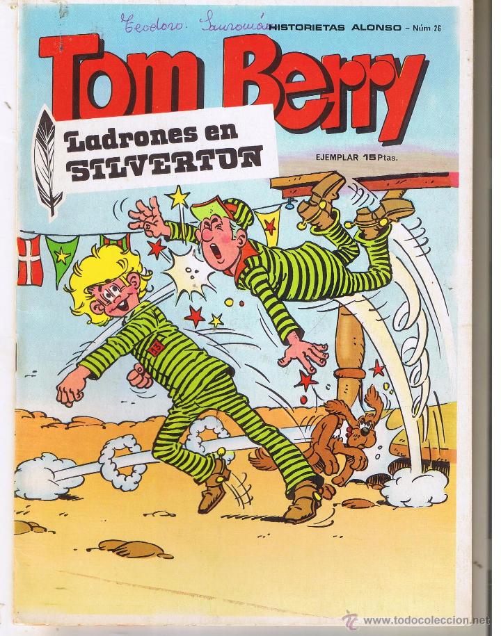 C&oacute;mics: TOM BERRY. N&ordm; 26. LADRONES EN SILVERTON. EDICIONES ALONSO. 1975 (C/A27) - Foto 1
