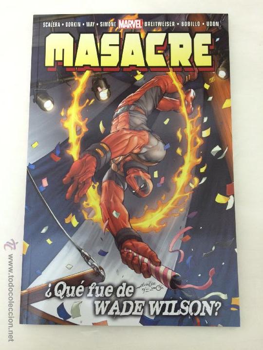 C&oacute;mics: Masacre. &iquest;Qu&eacute; fue de Wade Wilson? (H&eacute;roes Marvel) - PANINI - Foto 1