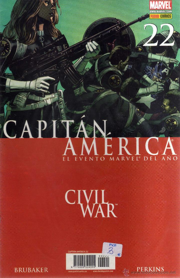 C&oacute;mics: CAPIT&Aacute;N AMERICA N&Uacute;MERO 22 - CIVIL WAR - CJ207 - Foto 1