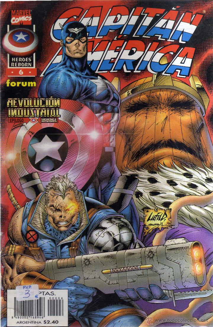 C&oacute;mics: CAPIT&Aacute;N AM&Eacute;RICA N&Uacute;MERO 6 - FORUM - CJ207 - Foto 1